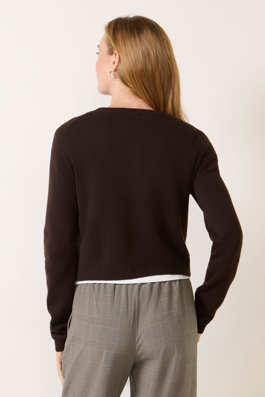 Clara Cashmere Crew Cardigan
