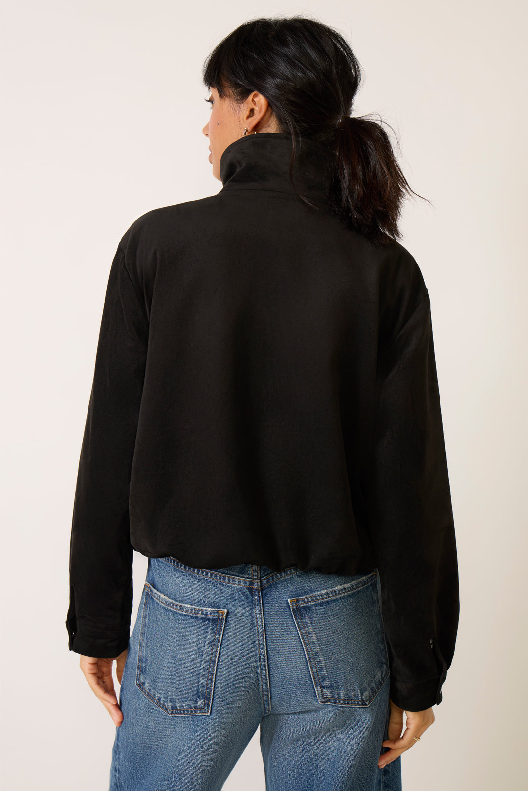Polly Suede Bubble Jacket