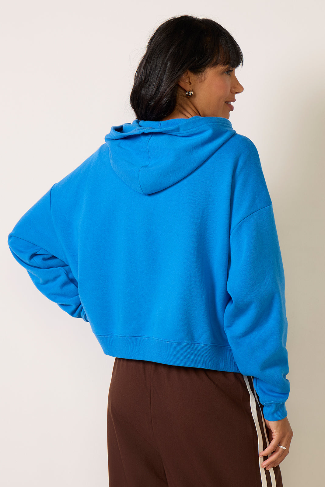Lions Oversized Crop Hoodie