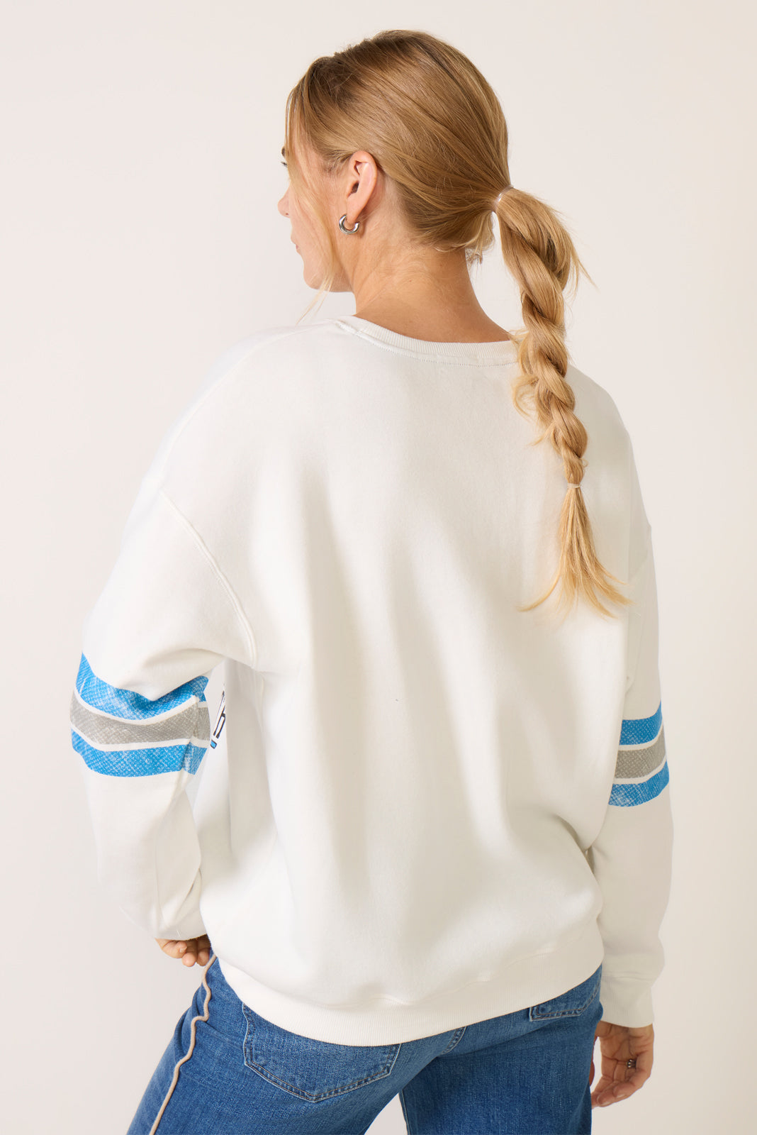 Lions Oversized Stripe Sweatshirt