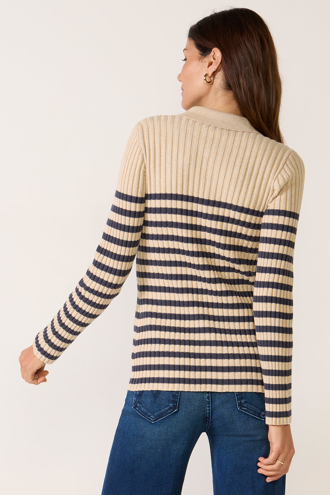 Sunwashed Cotton Ribbed Cardigan