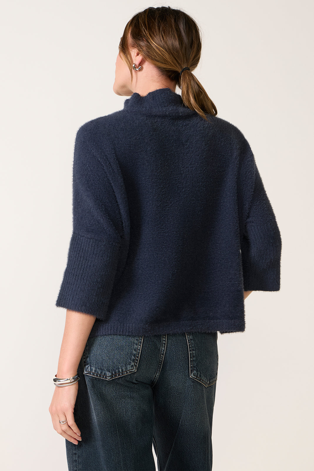 Liv 3/4 Sleeve Mock Neck