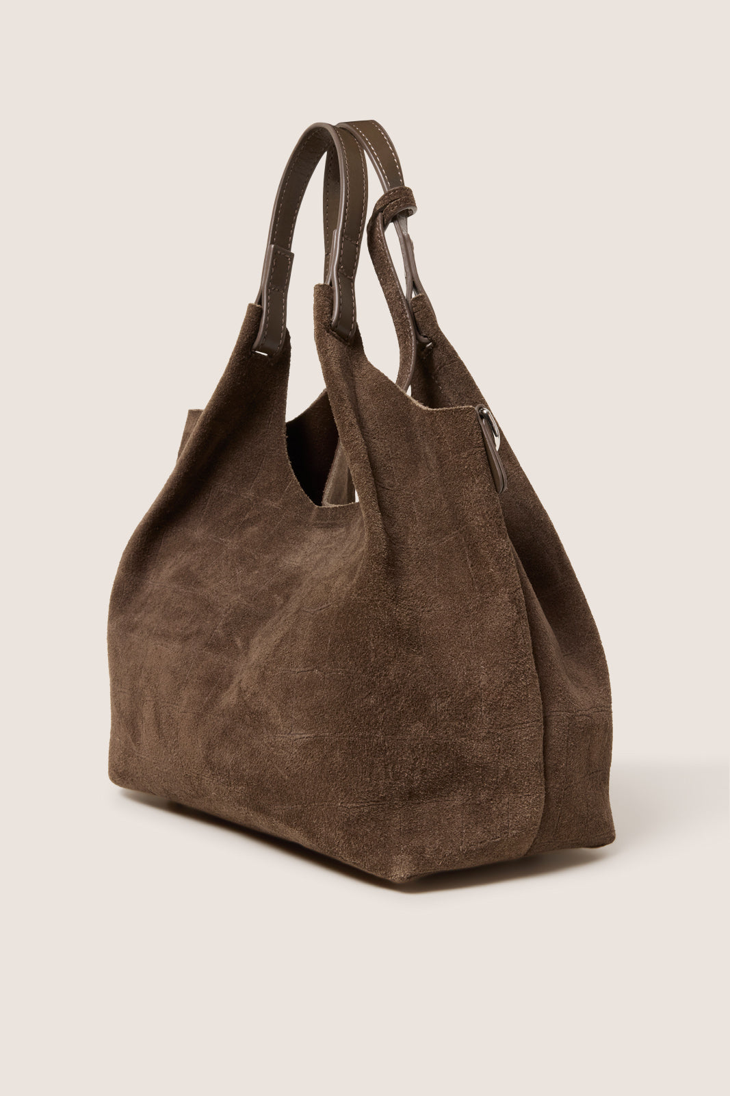 Freya Embossed Suede Tote