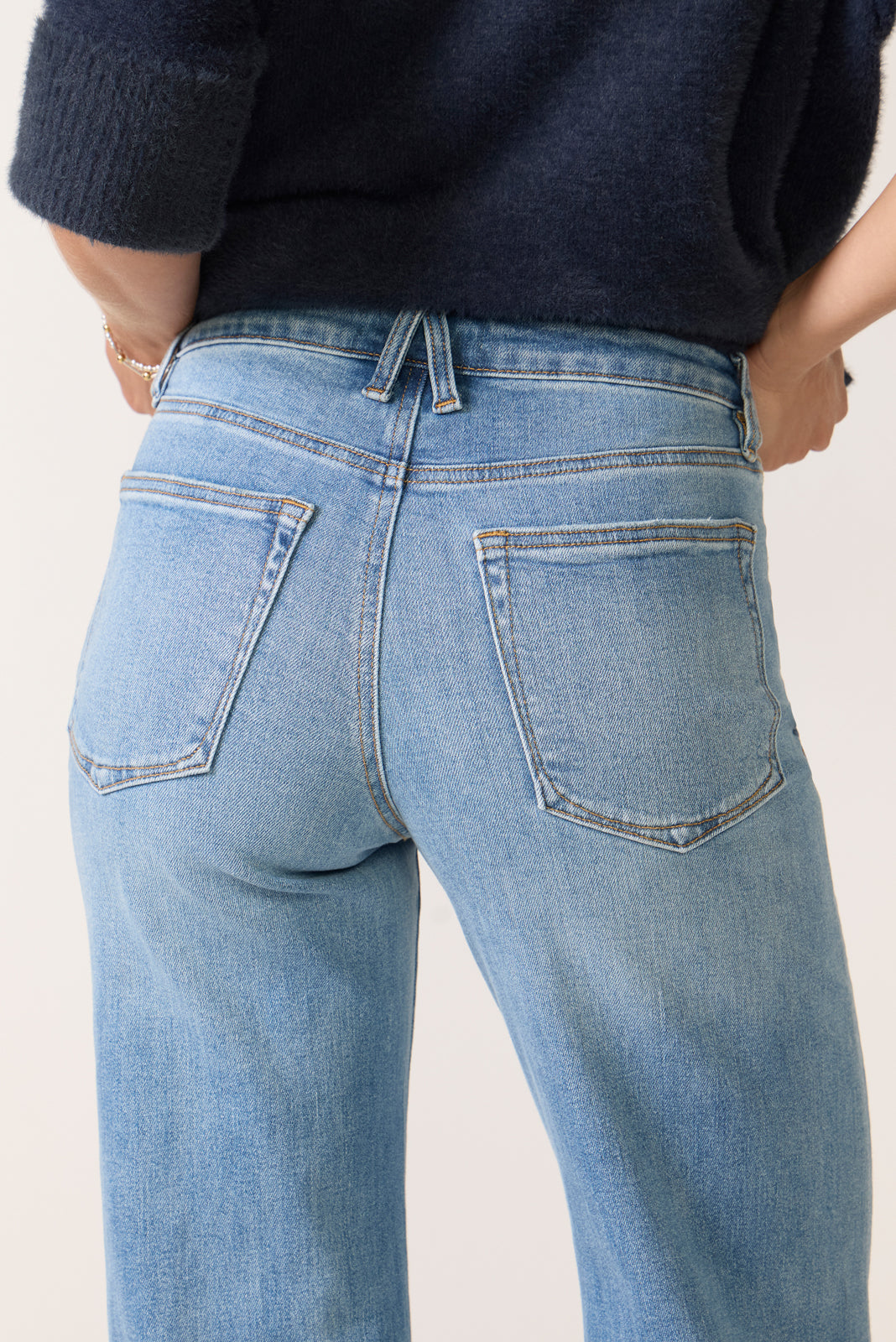 Good Waist Palazzo Ankle Jeans