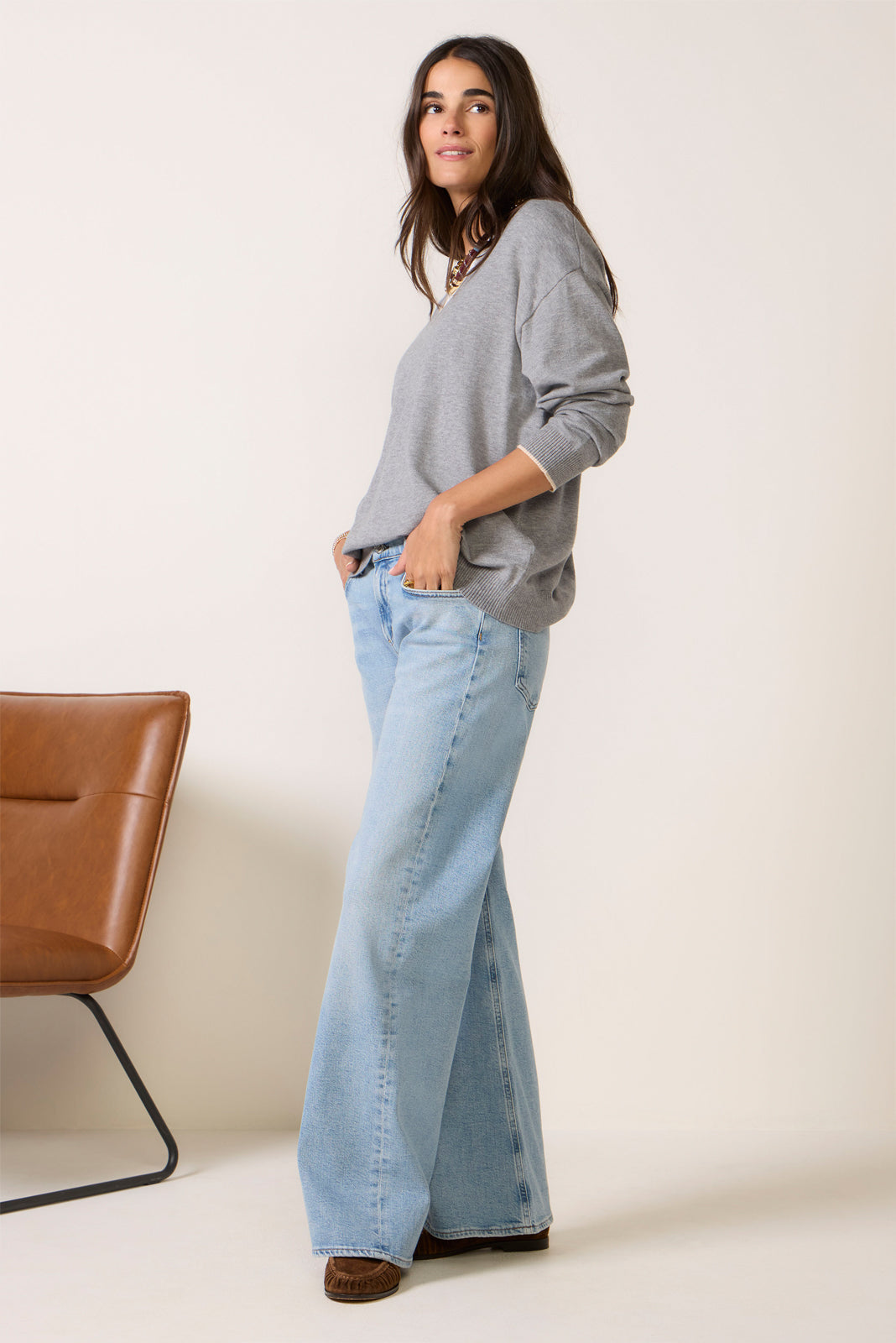 The Cozy V Neck Sweater