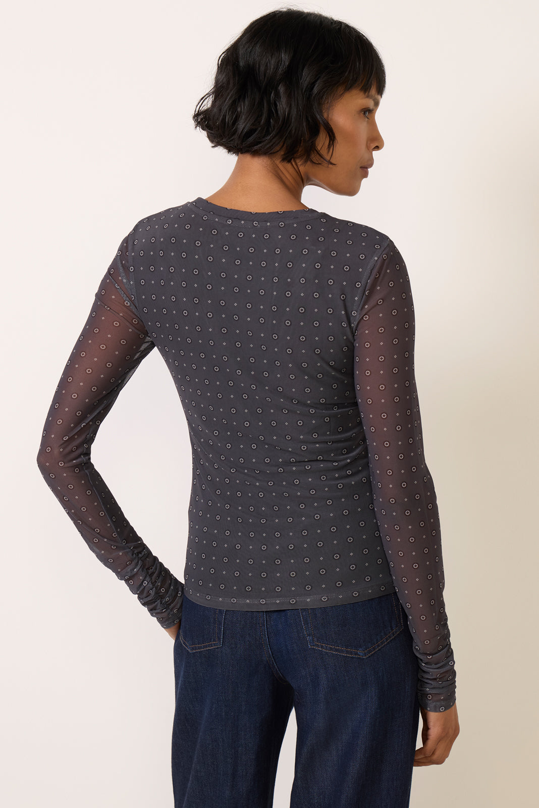 Jovie Mesh Knit Top