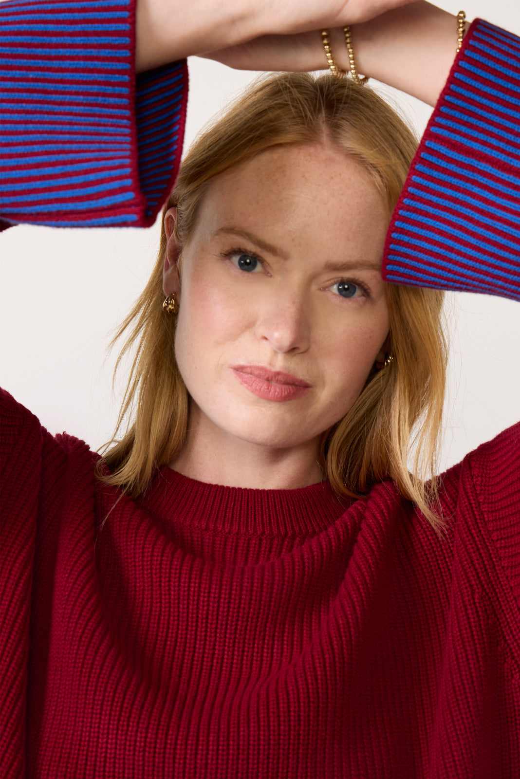 Sienna Stripe Rib Pullover