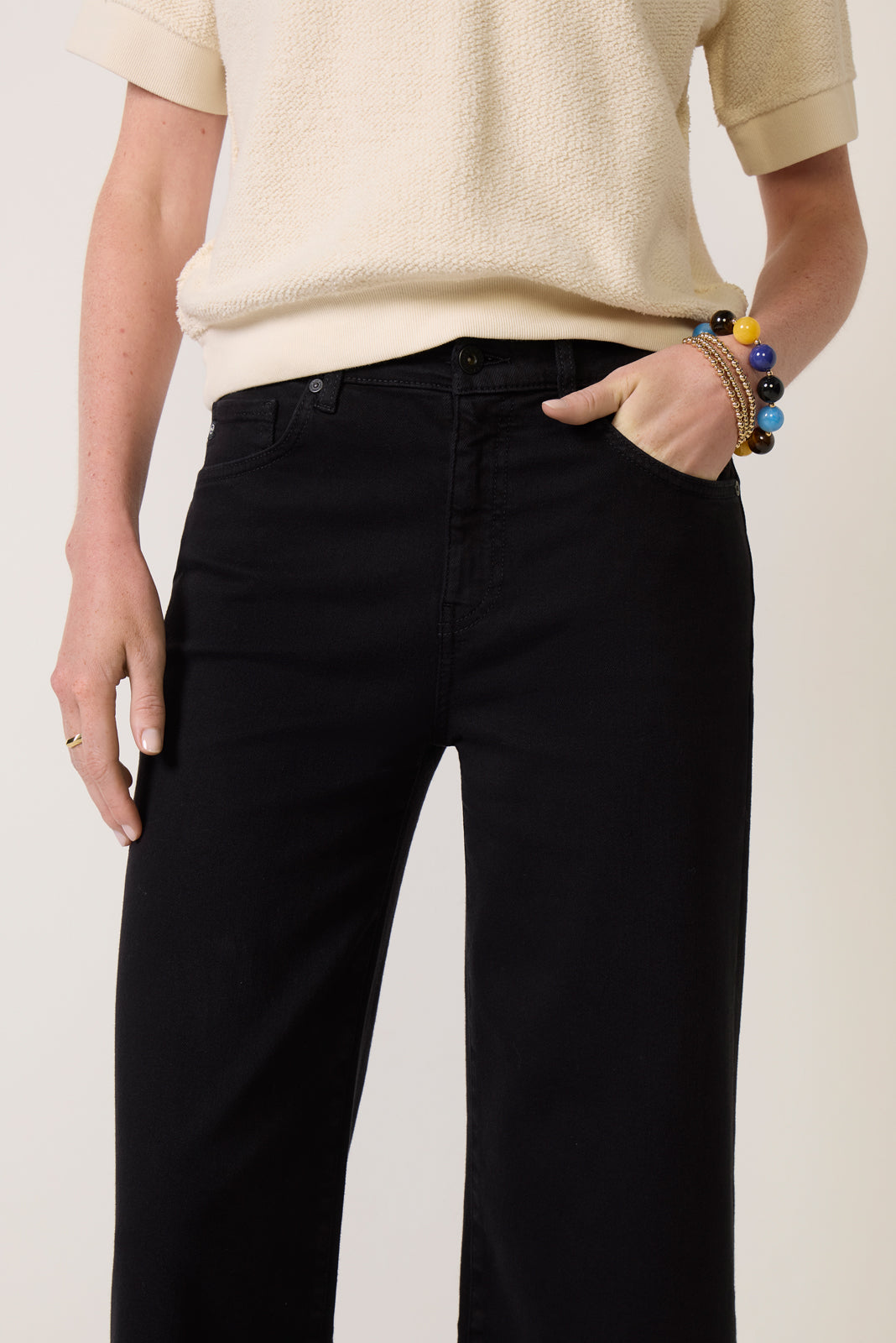Saige Wide Leg Crop Jean