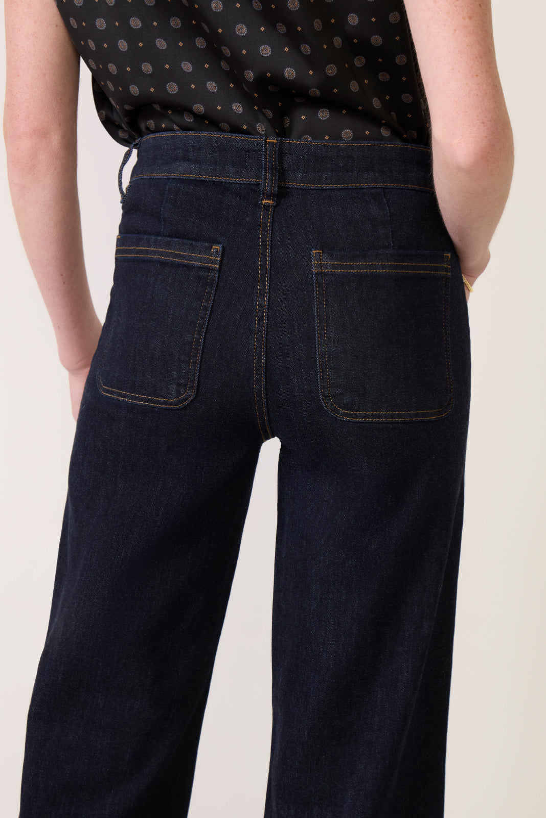Jodi Front Patch Pockets Jean