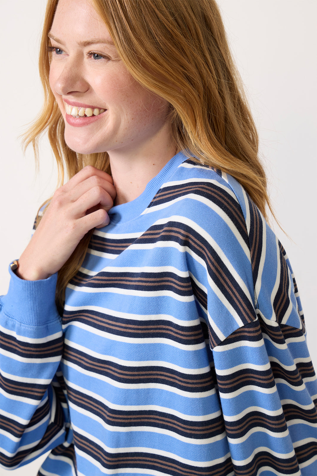 Sally Stripe Crew Neck
