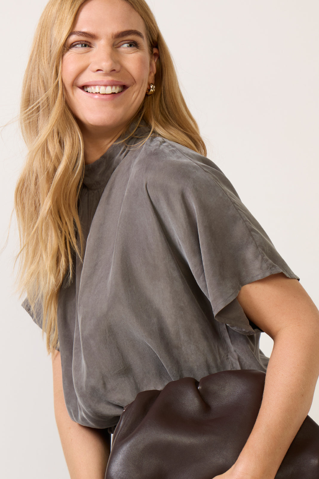 Malik Cupro Blouse