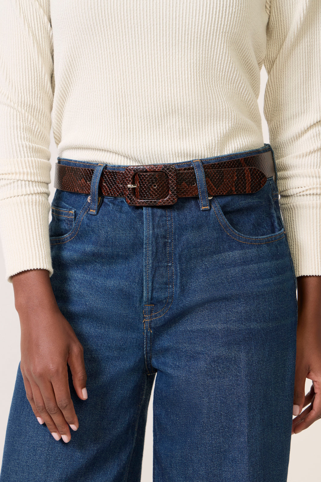 Gia Snake Belt