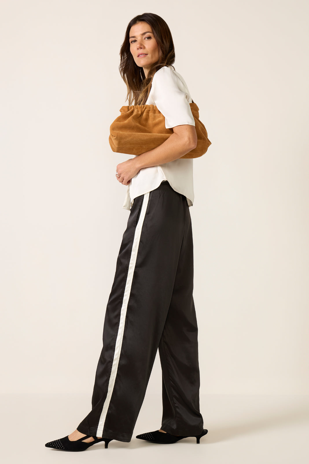 Satin Track Pant