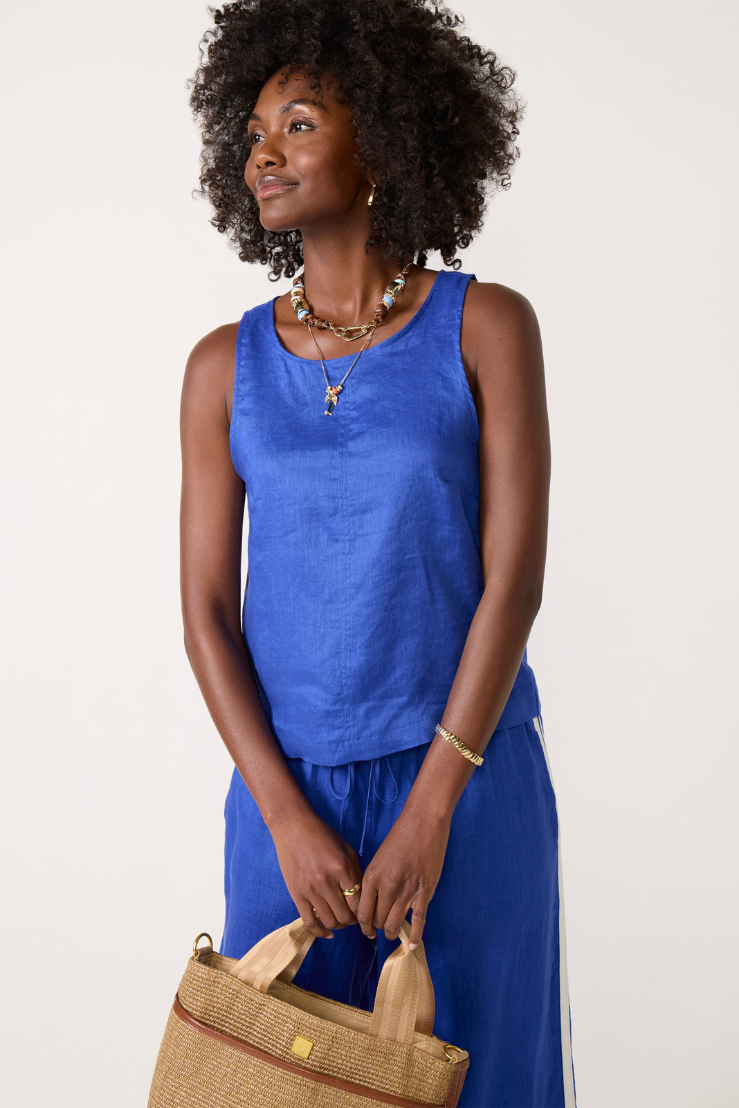 Tessa Linen Shell Top