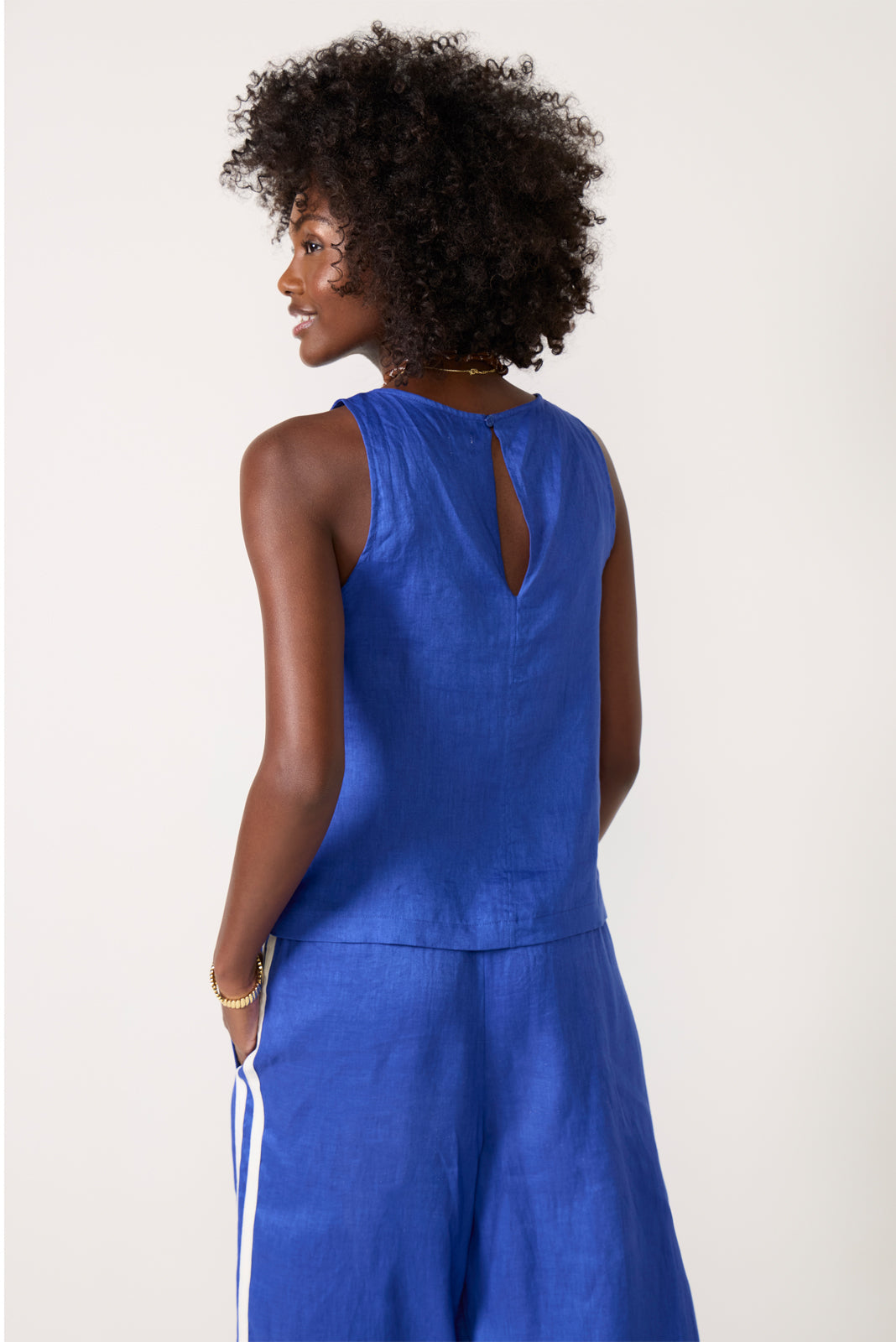 Tessa Linen Shell Top