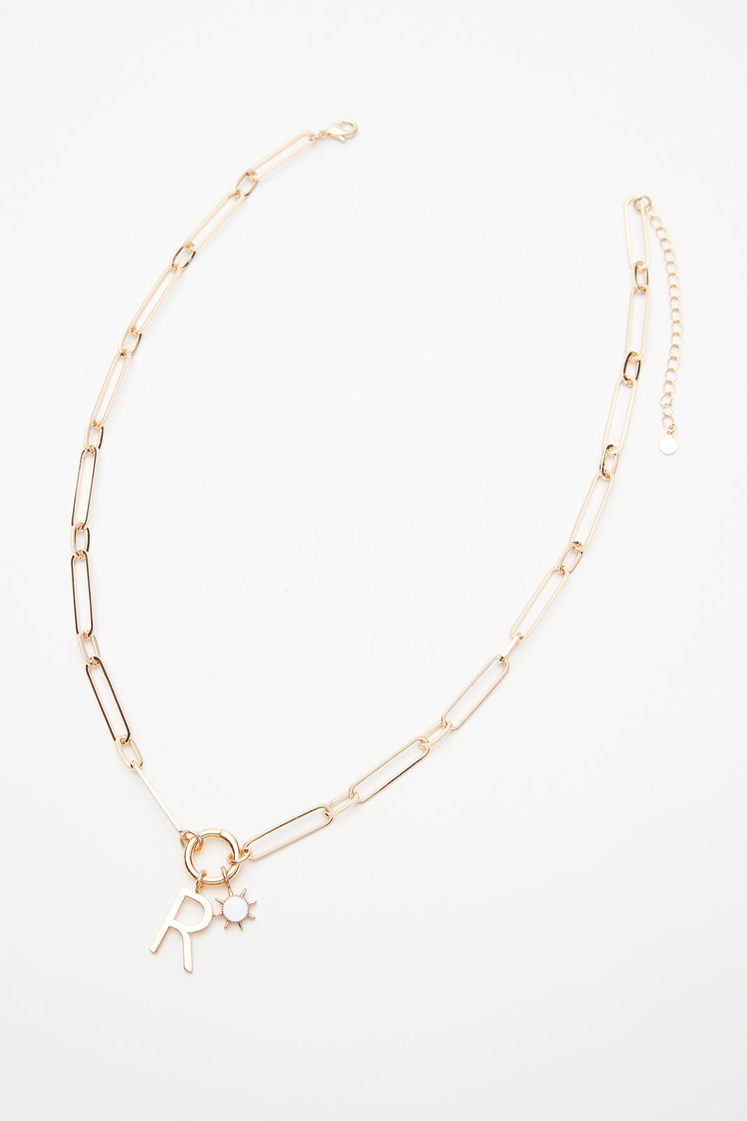 Paperclip Charm Necklace