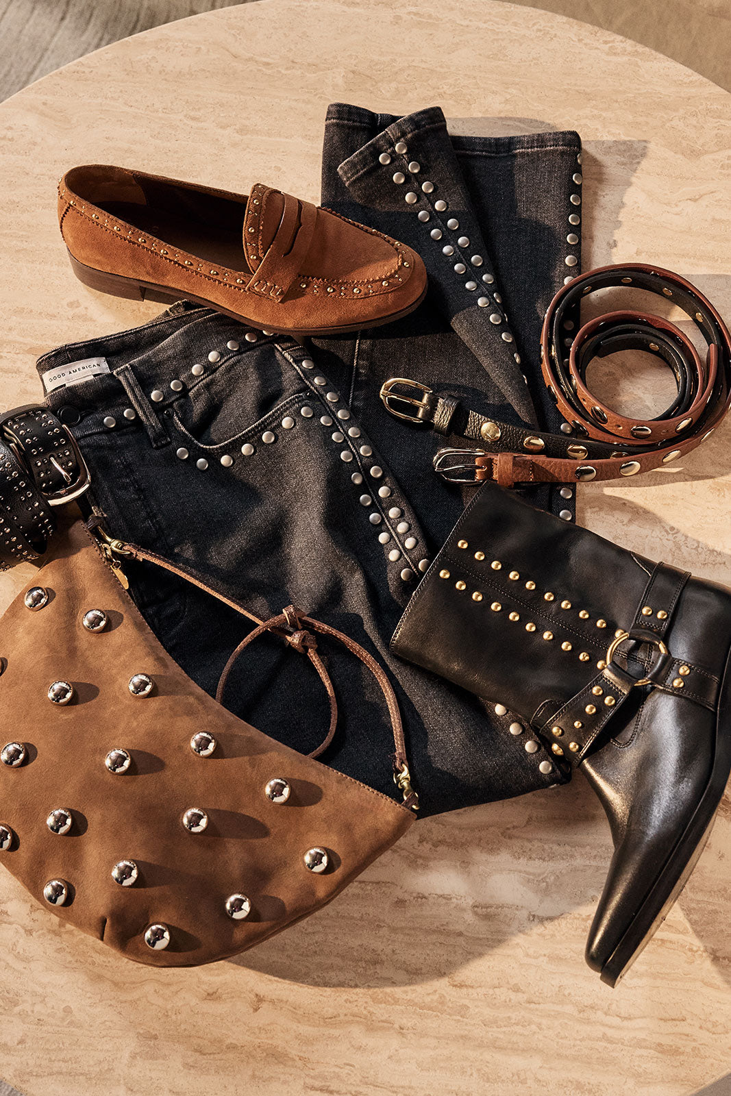 Studded Lune