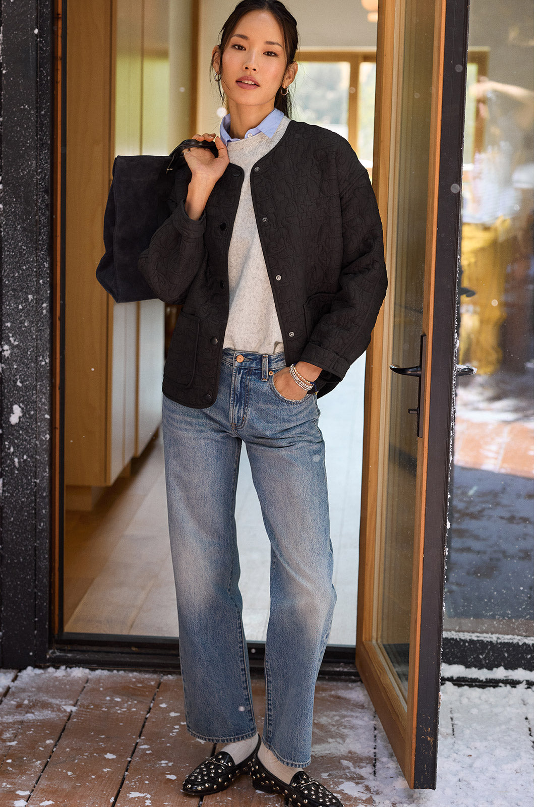Lexi Bowed Barrel Jean