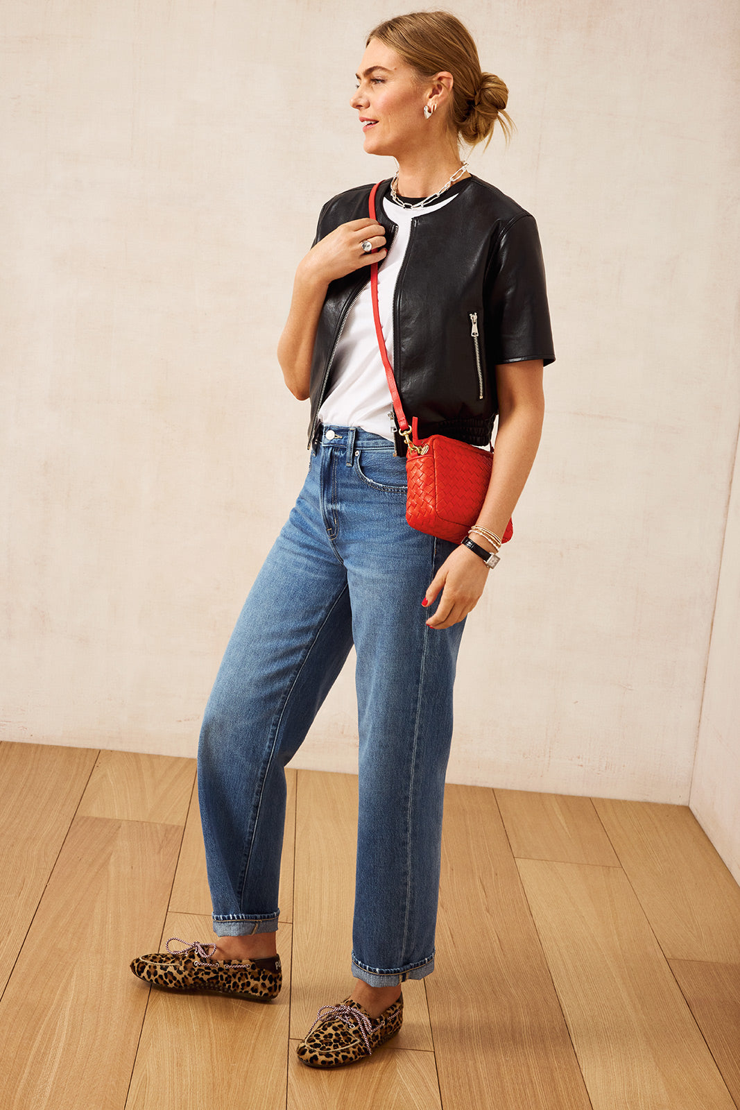 Donny Rolled Hem Boyfriend Jean