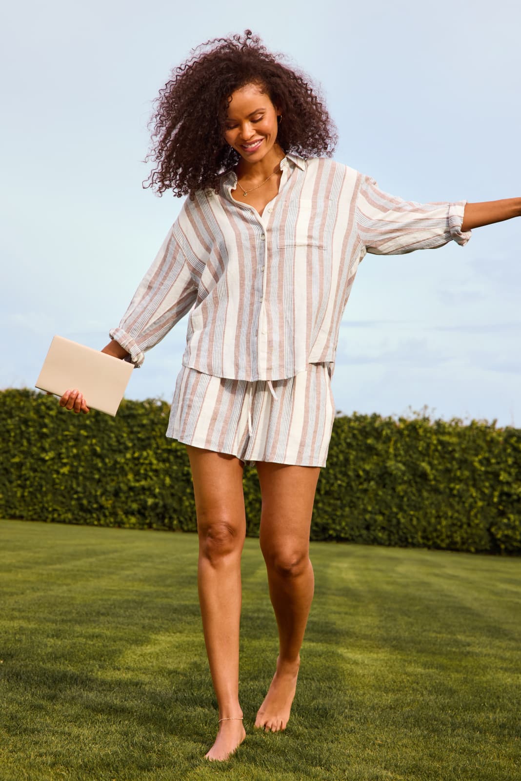 The Perfect Striped Short