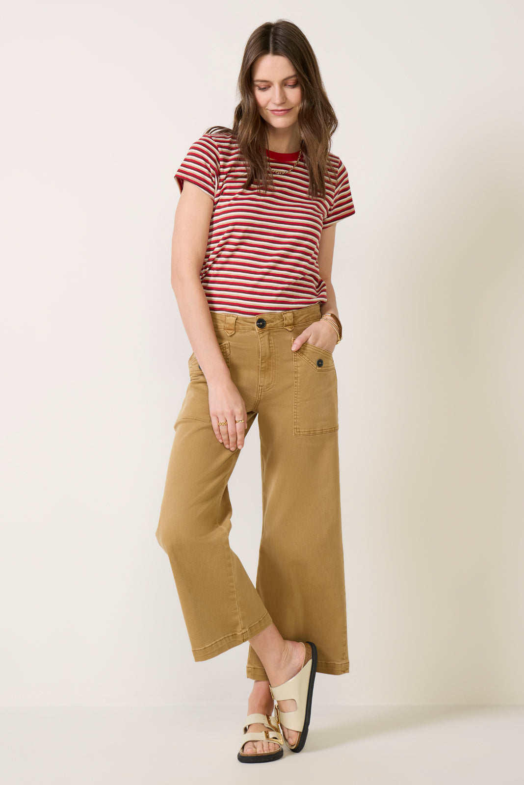 Meg Wide Leg w Utility Pockets Pant