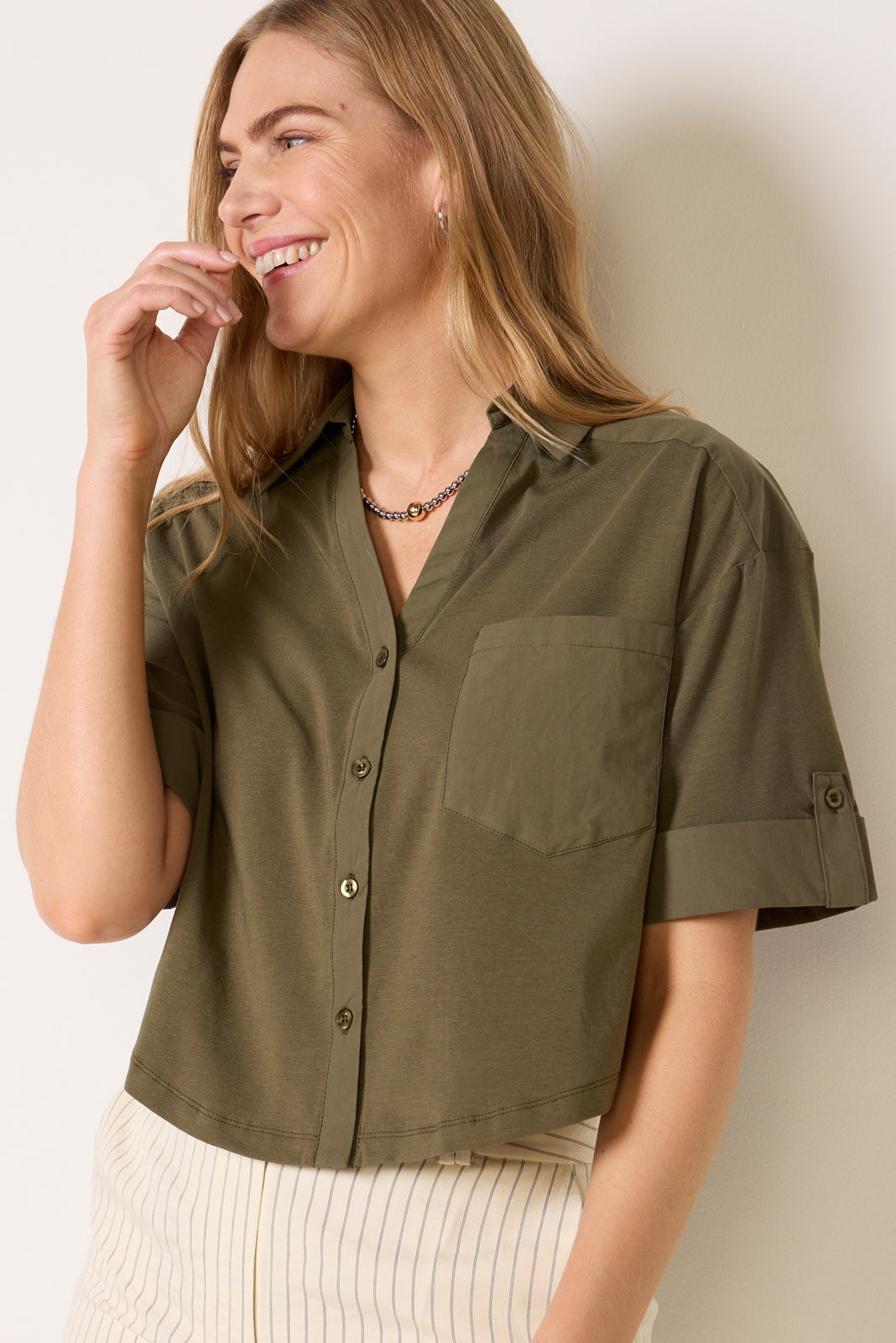 Nelson Cropped Shirt