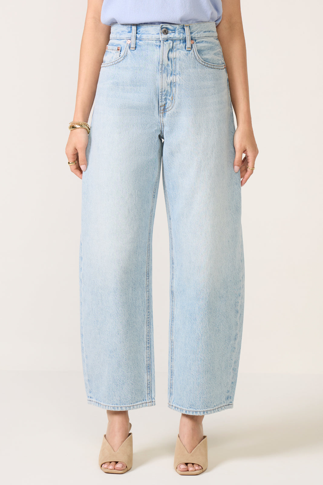 Petite Wes Barrel Jean