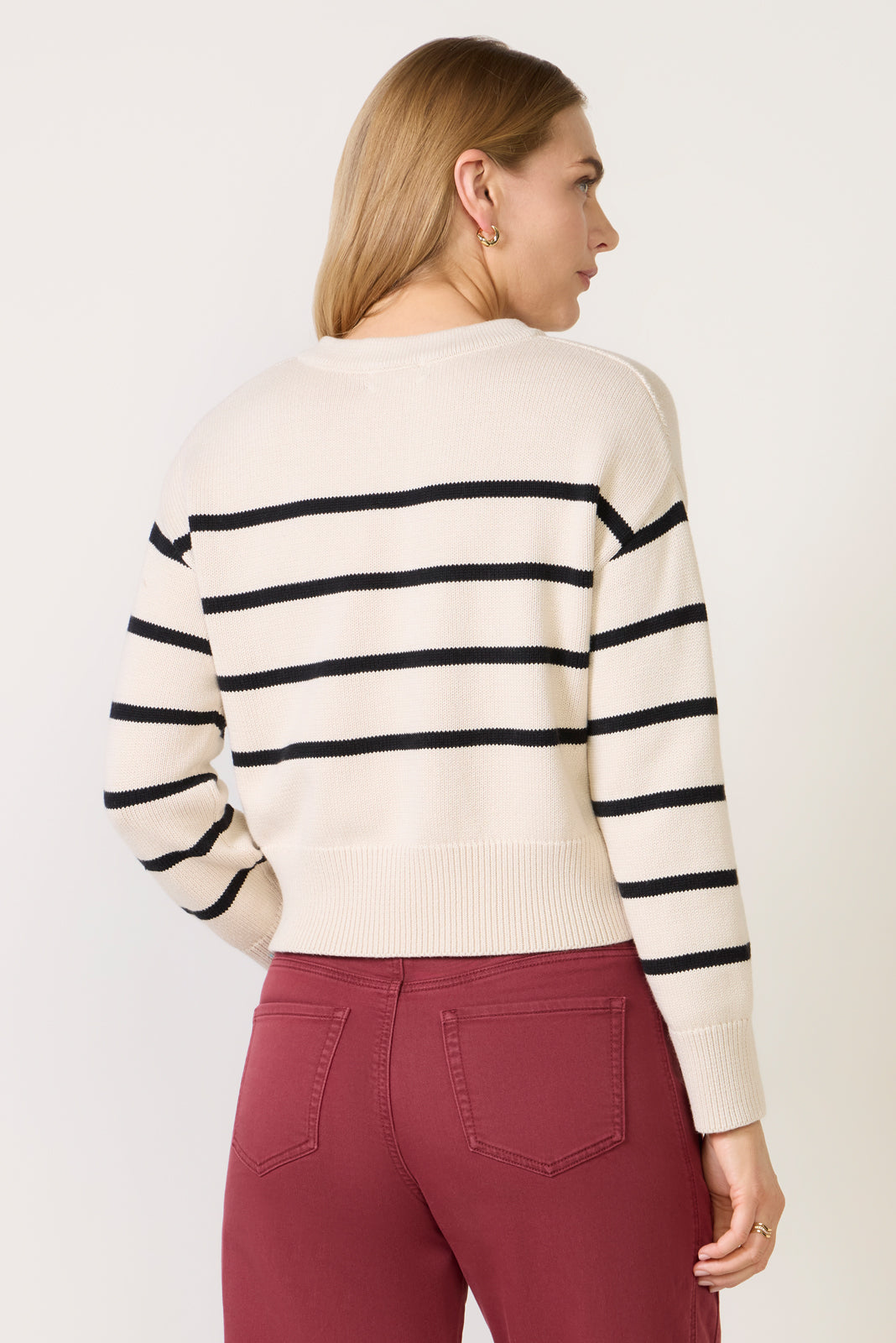 Lace Up Sweater
