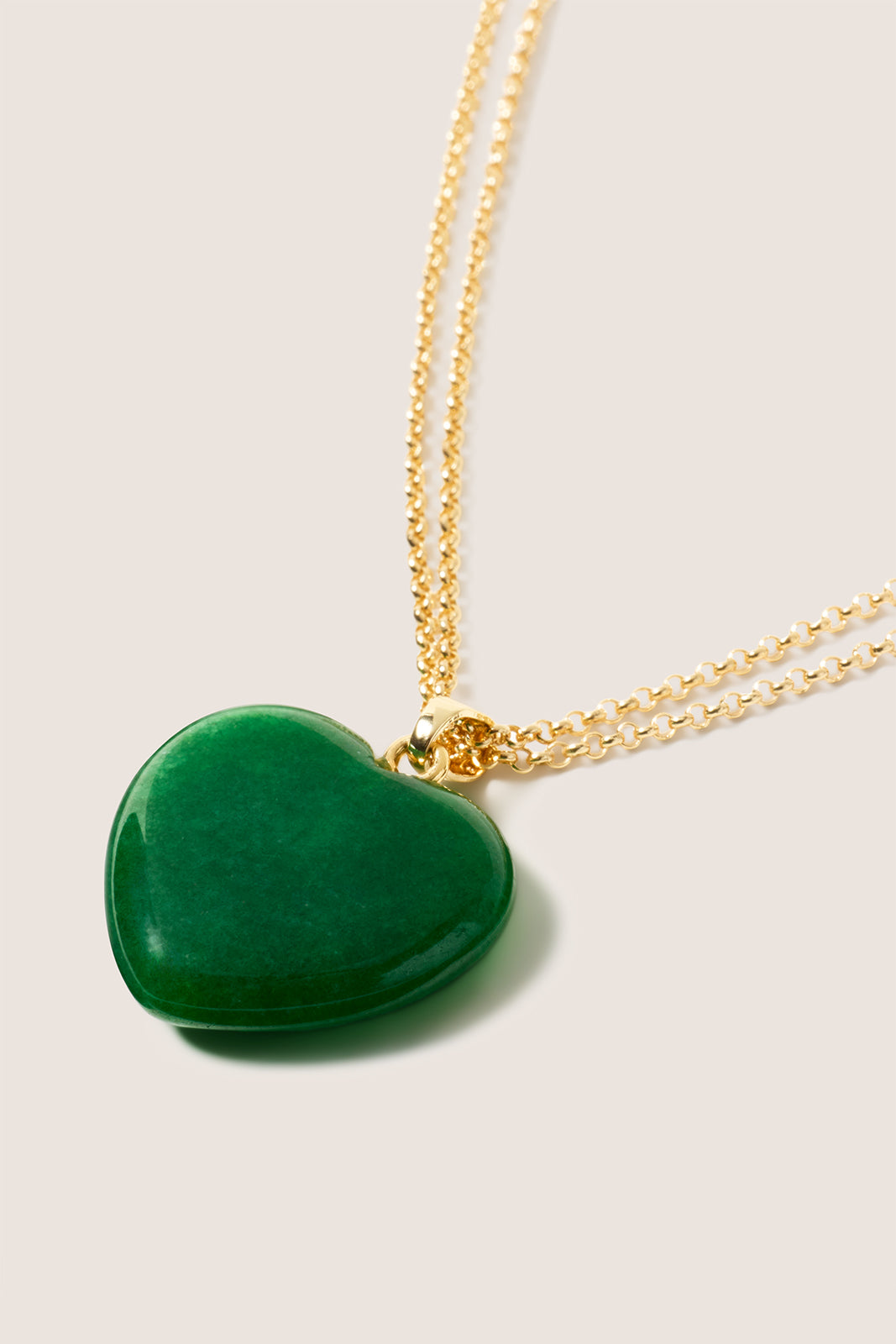 Sarah Stone Heart Necklace
