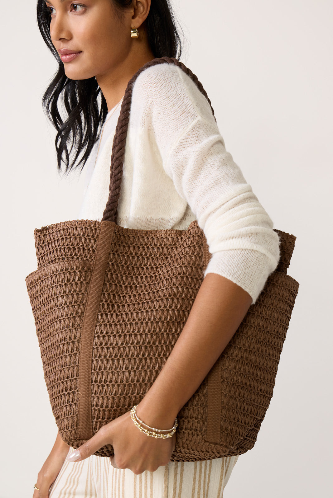 Nia Raffia Tote