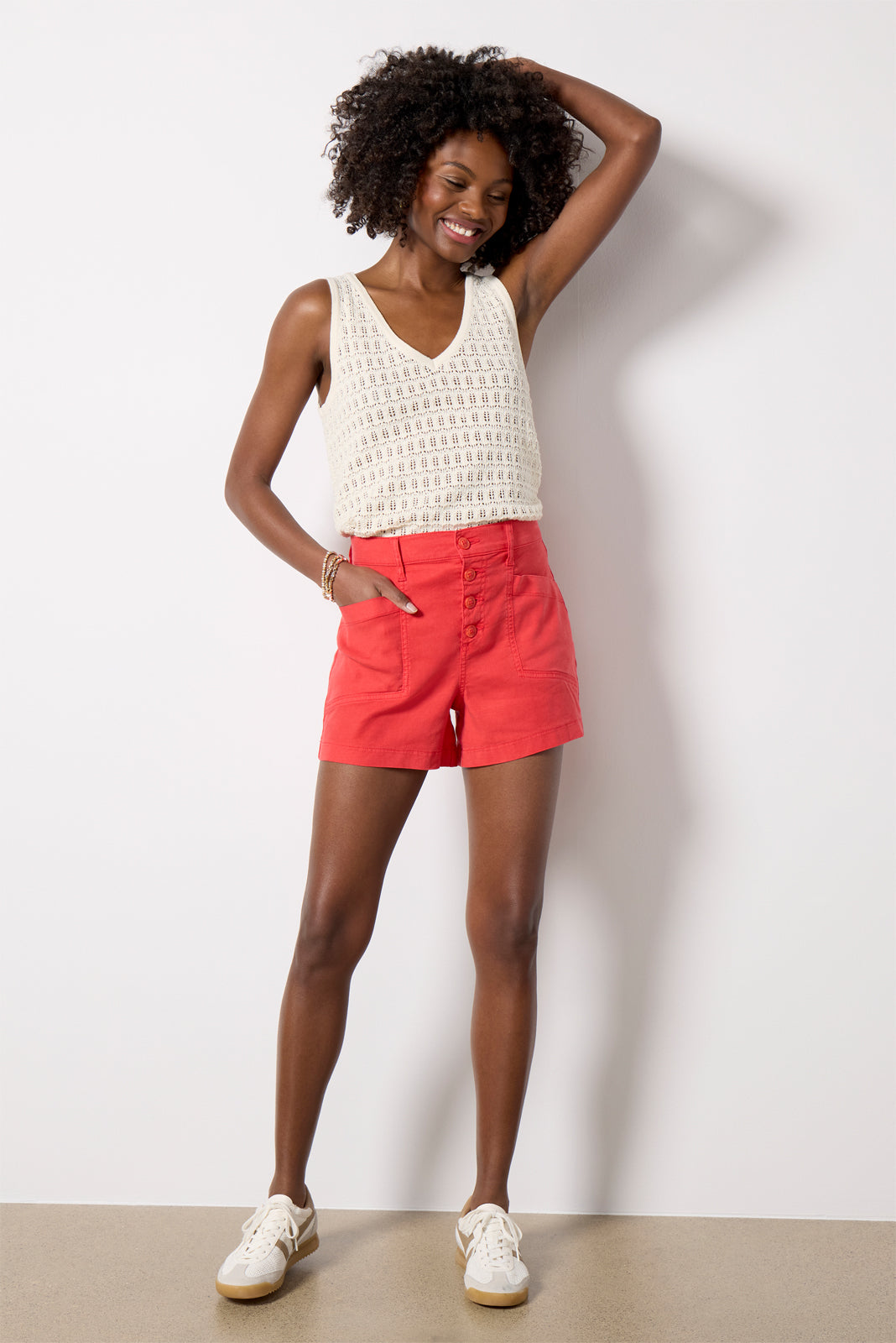 Joelle Stretch Linen Short