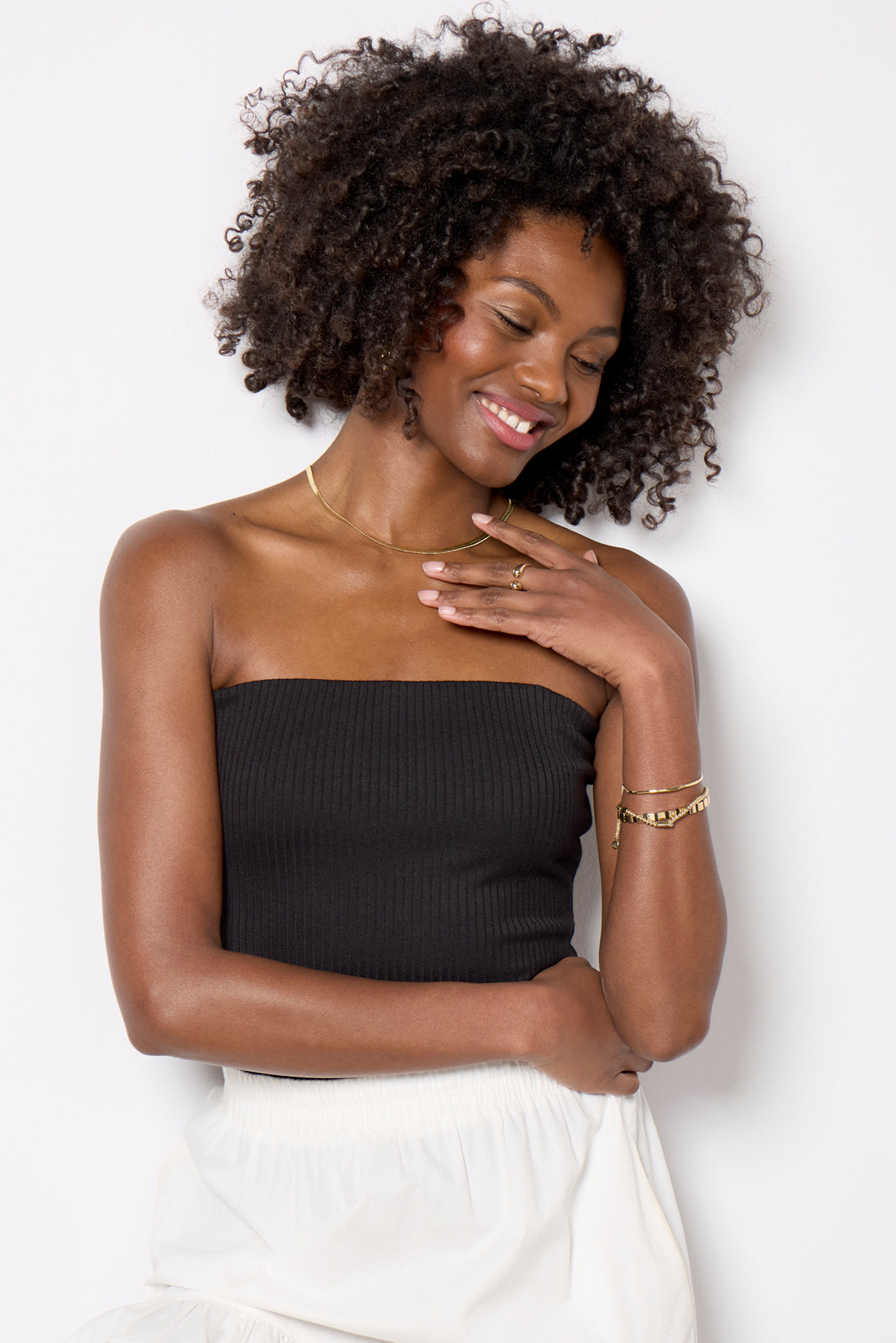 Evie Rib Tube Top