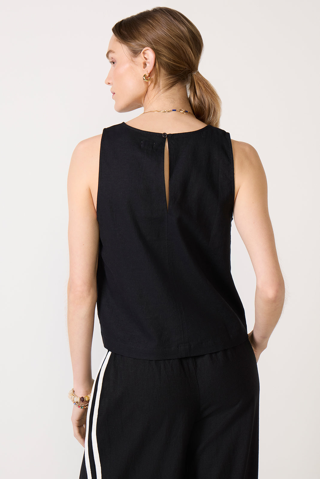 Tessa Linen Shell Top