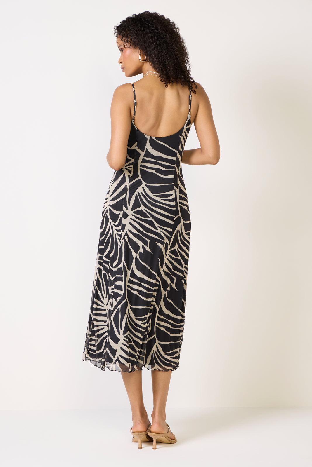 Charisma Tova Palm Midi Dress