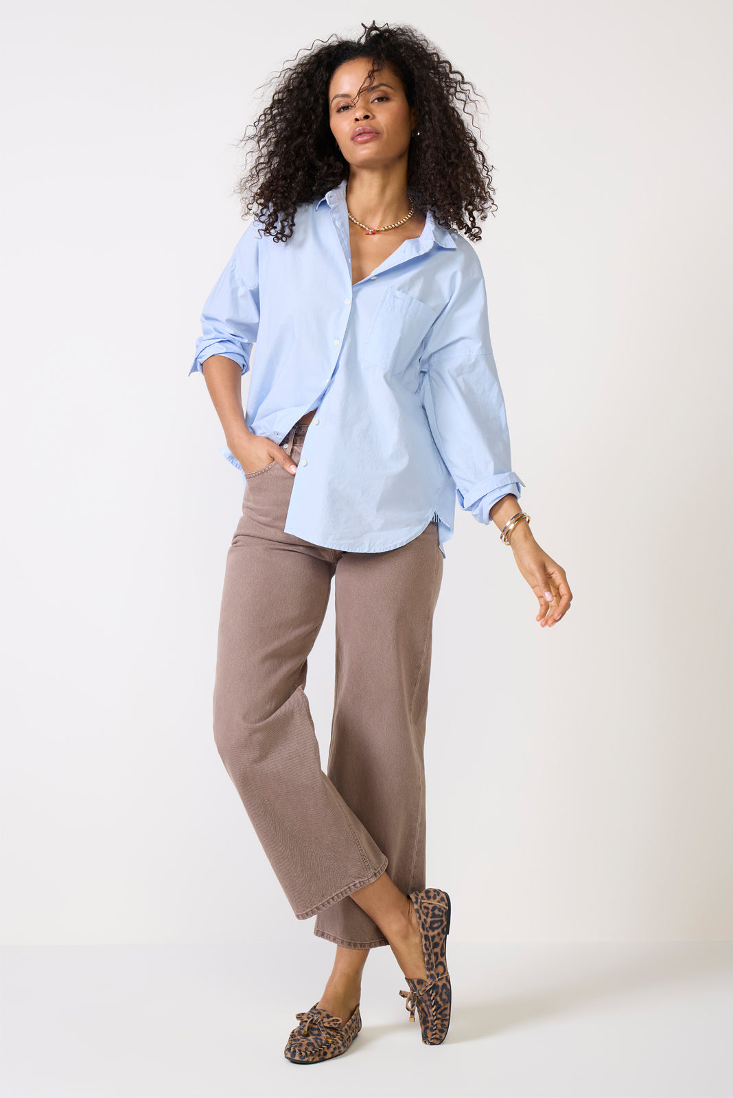 Jo Shirt in Cotton Poplin