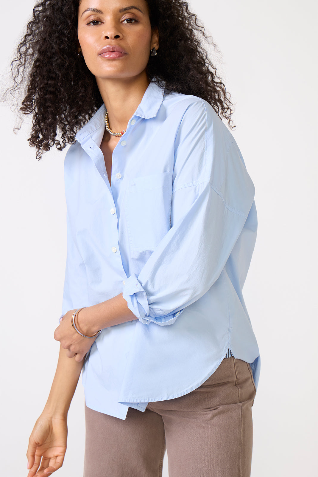 Jo Shirt in Cotton Poplin