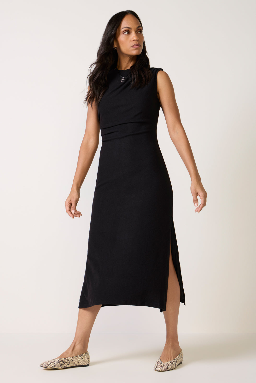 Draped Aline Dress