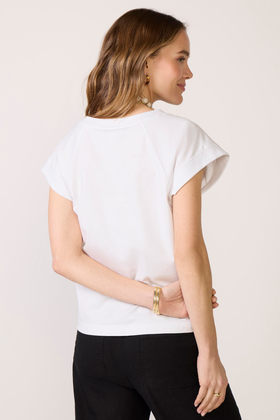 Nora V Neck Muscle Tee