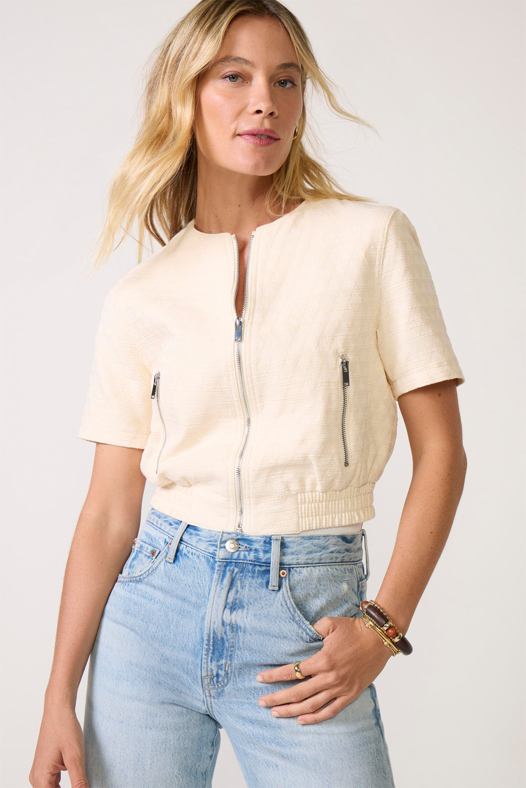 Billie Textured Bomber