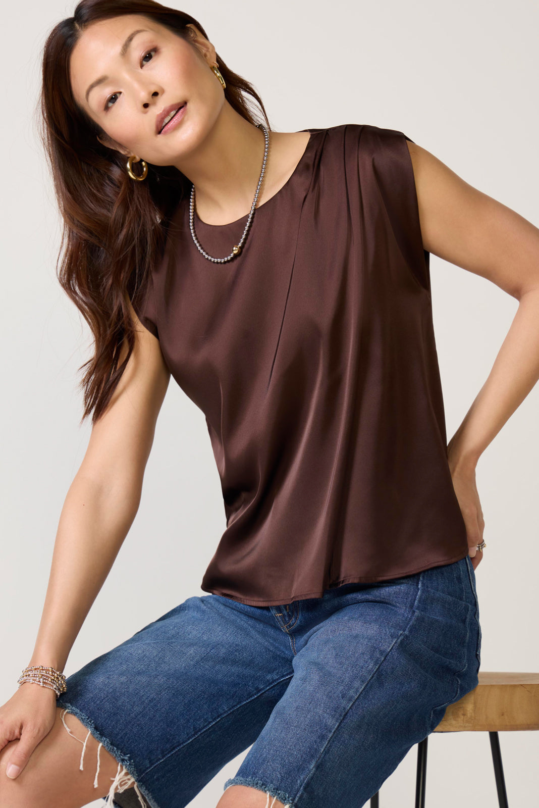 Preston Pleated Top