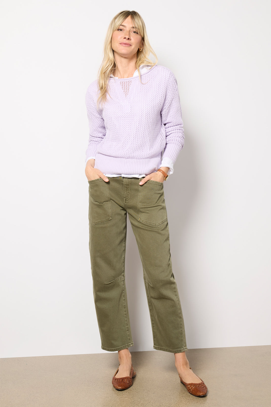 Open Knit Sweater