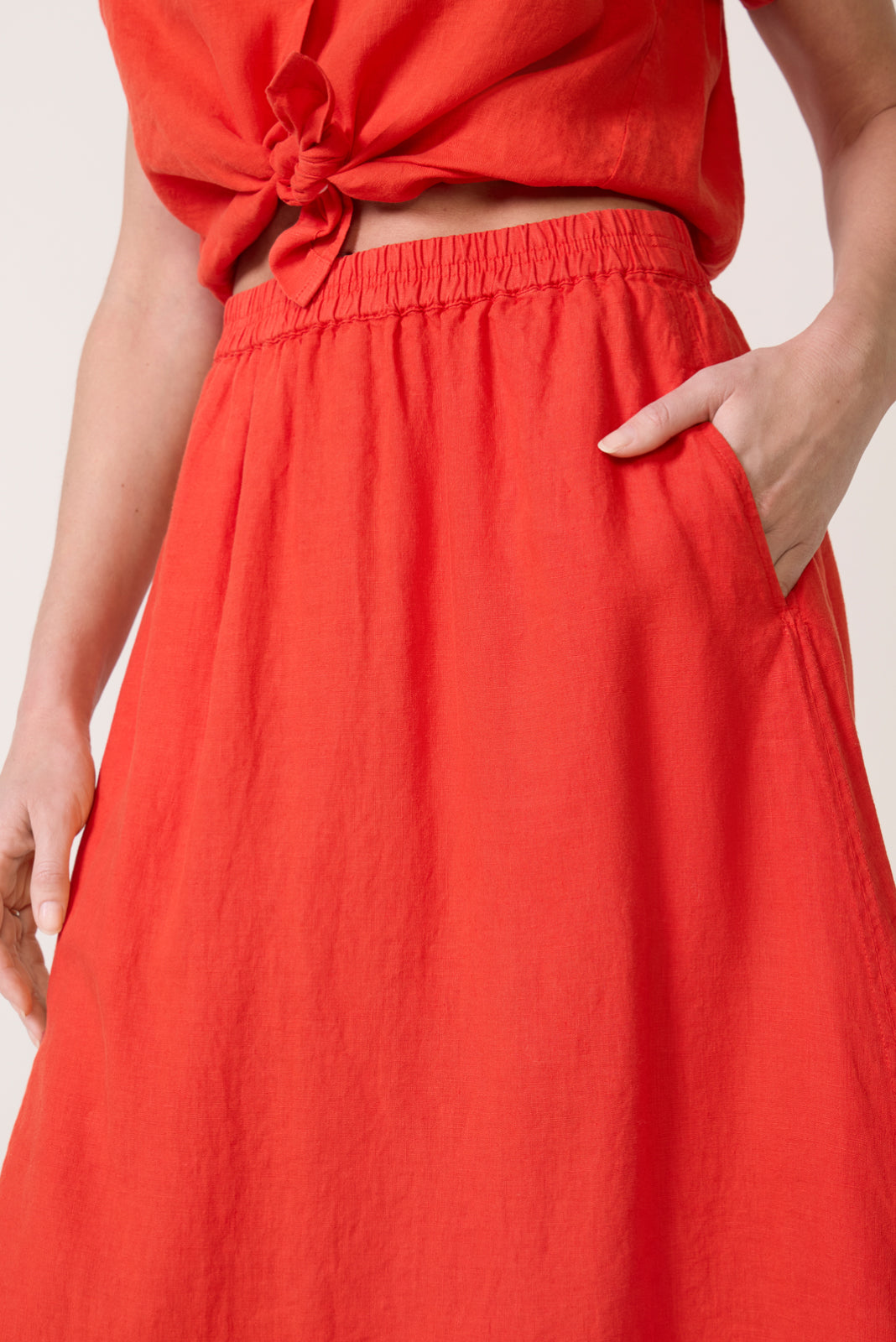 Maddie Linen Skirt