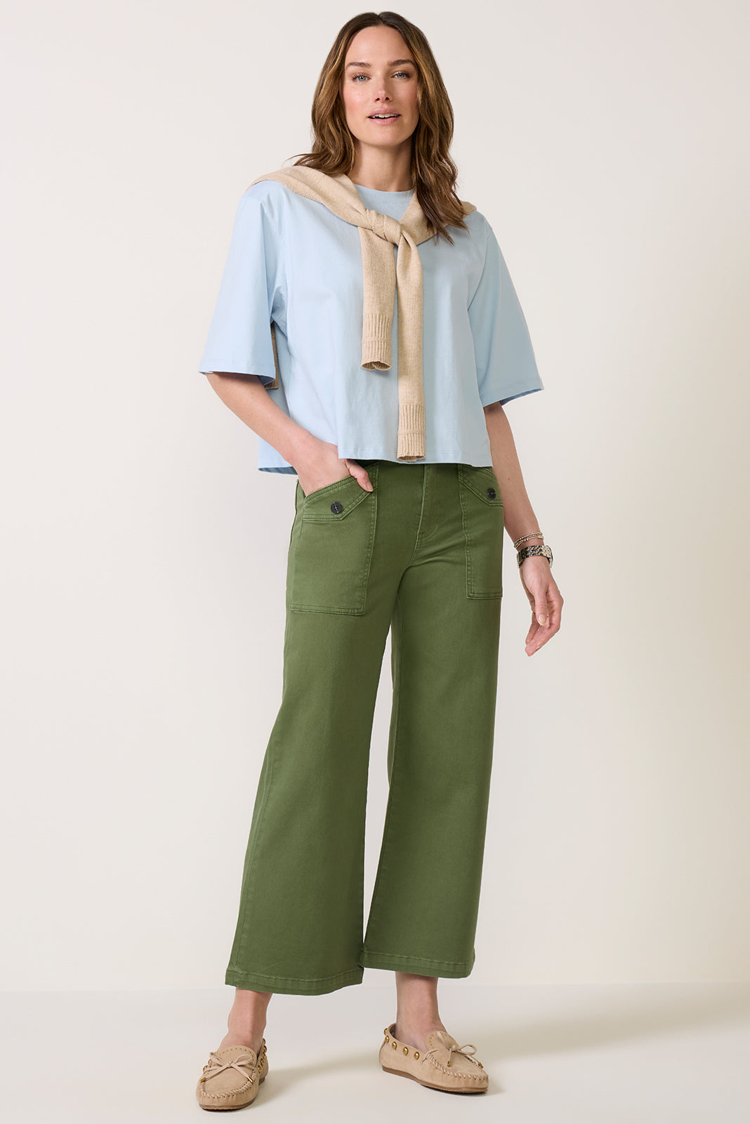 Meg Wide Leg w Utility Pockets Pant