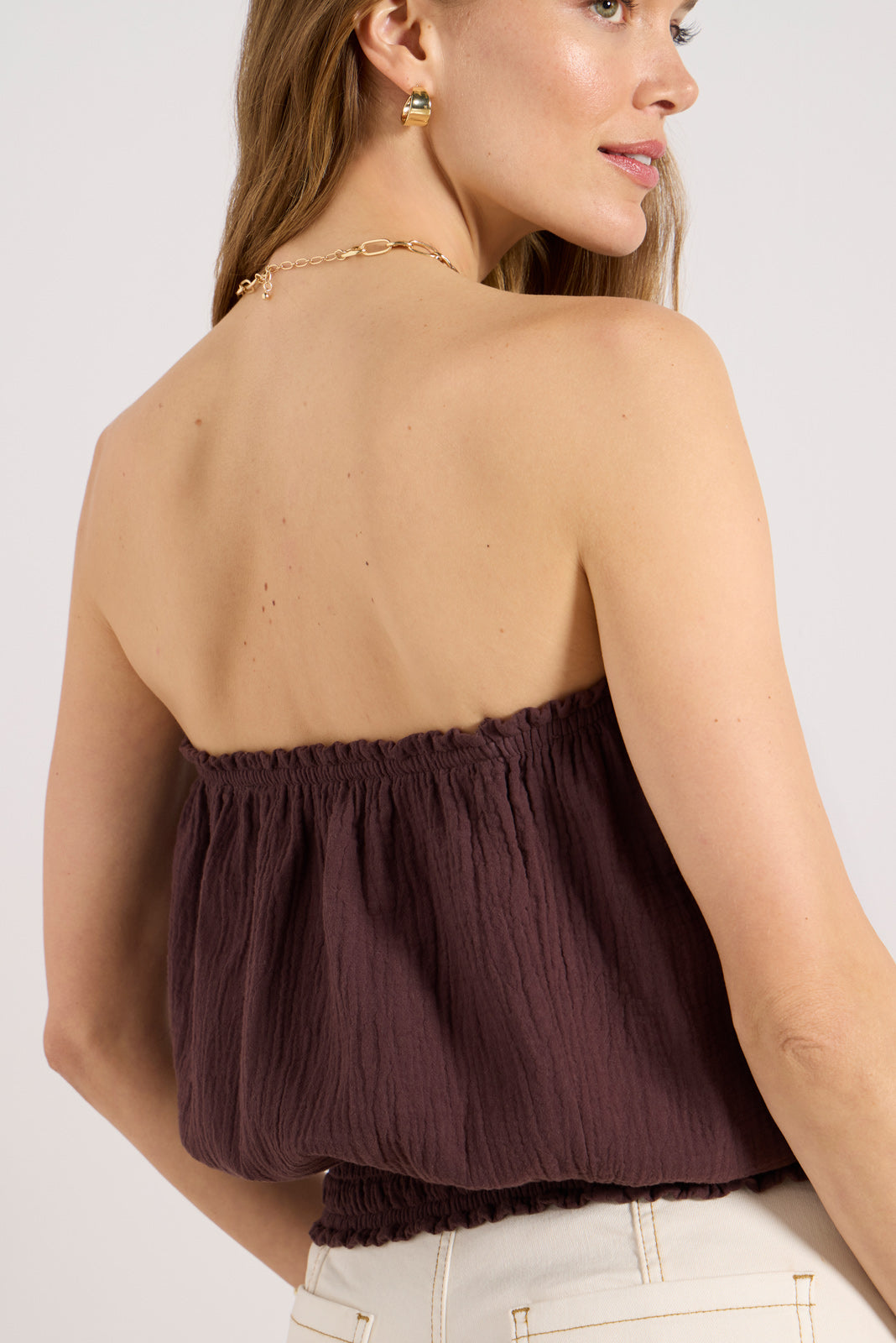 Gauze Tube Top