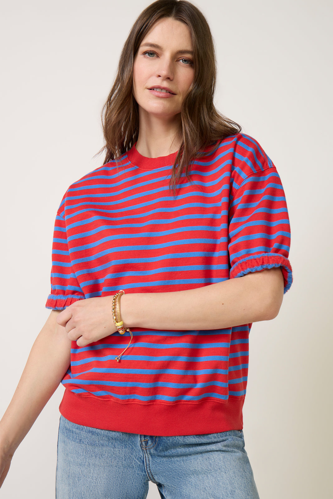 Short Sleeve Oversized Sweatshirt
