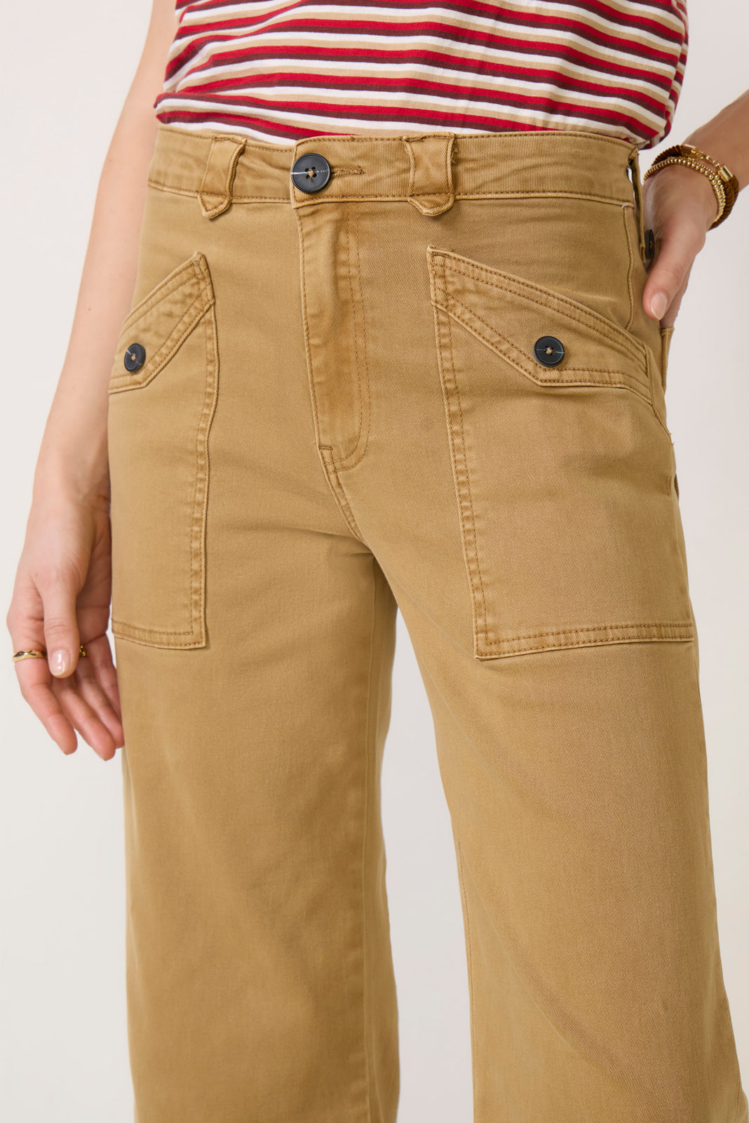 Meg Wide Leg w Utility Pockets Pant