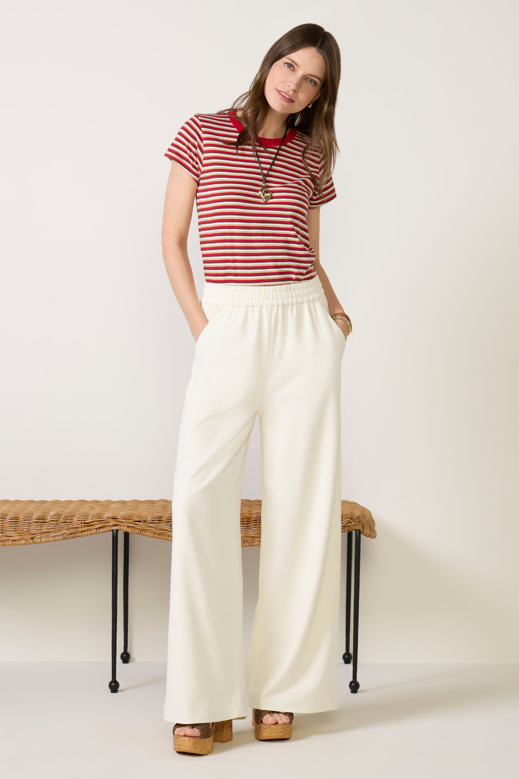 The Slub Stripe Tee