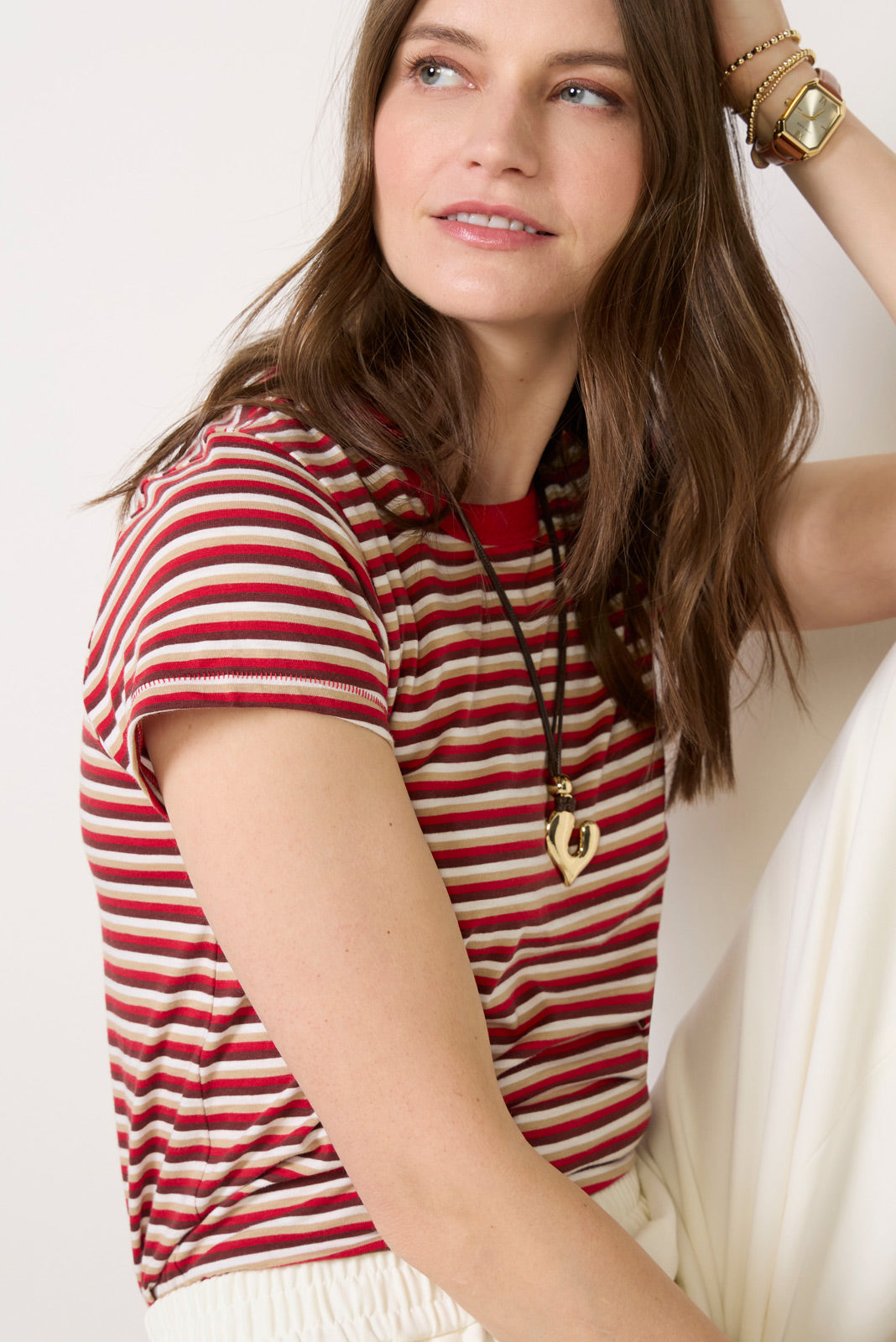 The Slub Stripe Tee