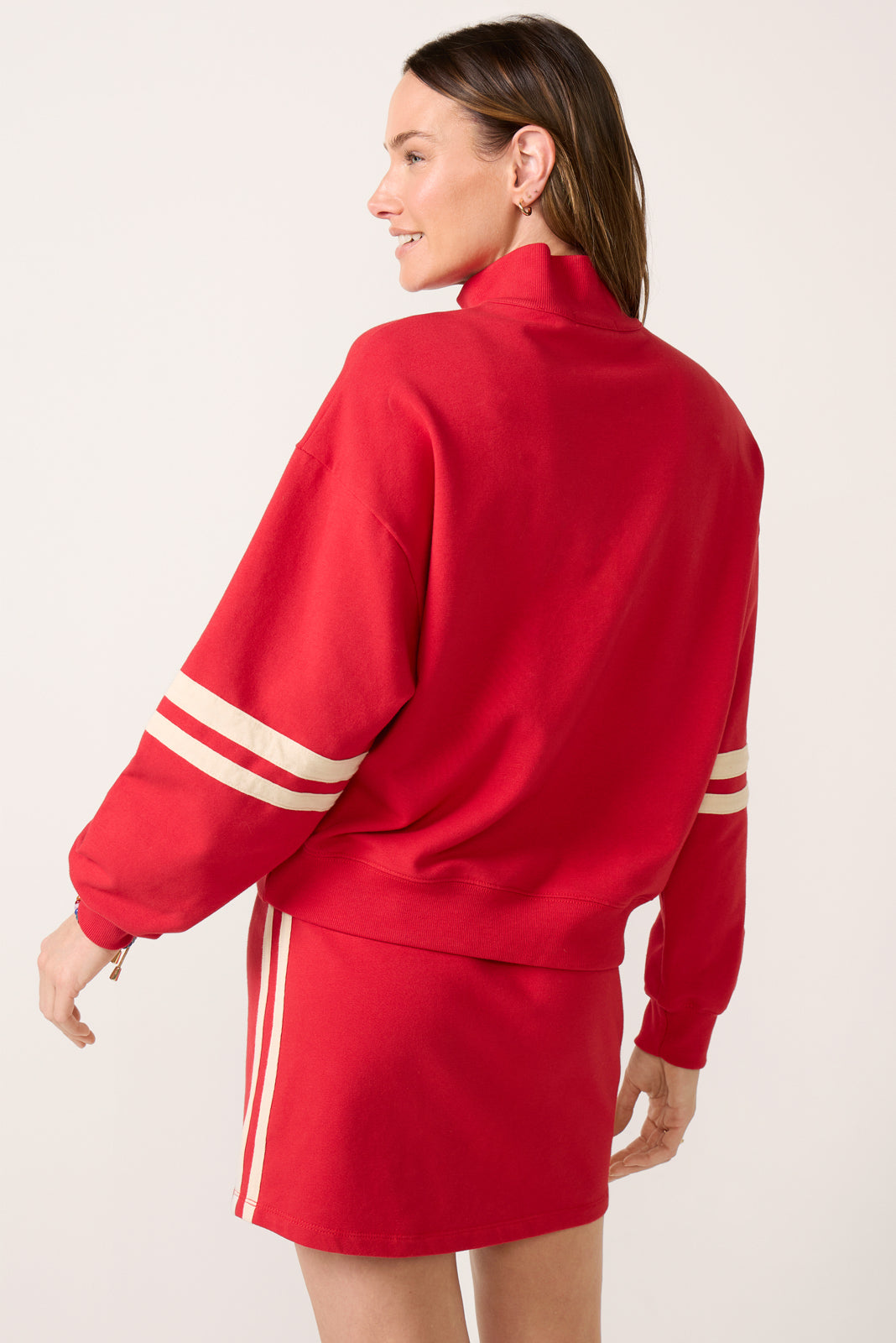 Varsity Quarter Zip Sweatshirt