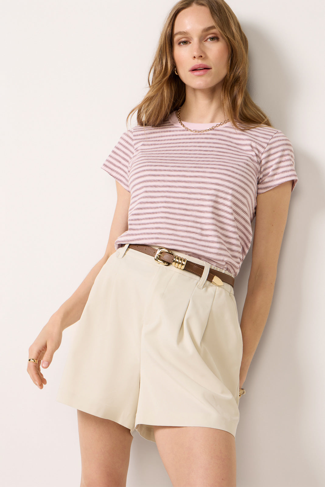 The Slub Stripe Tee